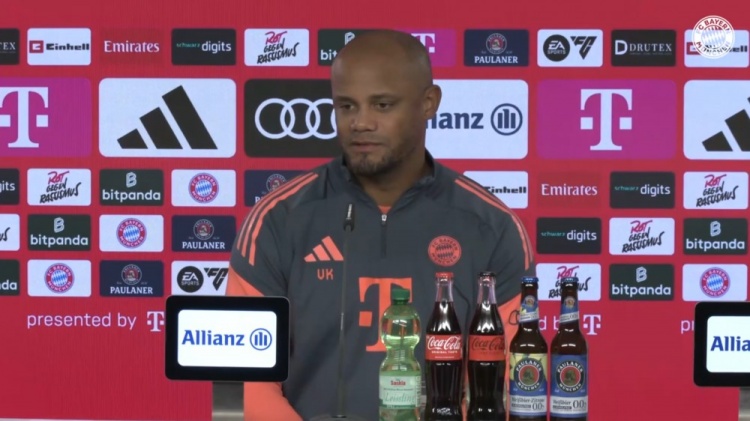 孔帕尼:喜欢将奥利塞与德布劳内比较 诺伊尔是乌尔比希的榜样