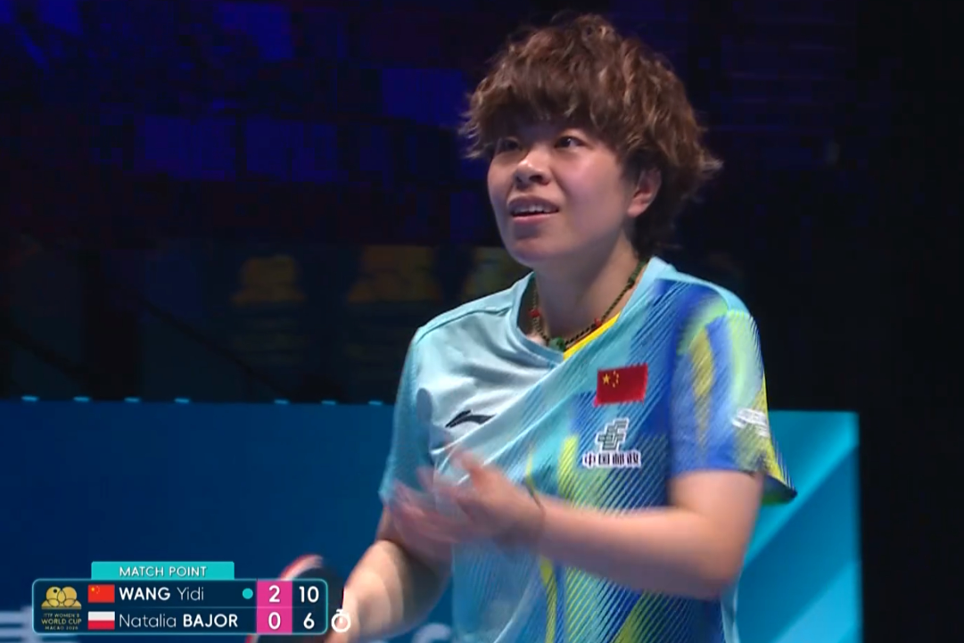 3-0横扫！中国女乒29岁王牌世界杯开门红：争当第三巨头？